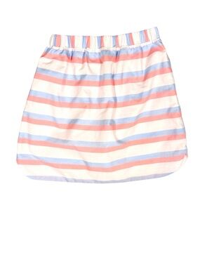 The Beaufort Bonnet Company Girls Striped Knit Skirt Size 12 Pink Blue Preppy